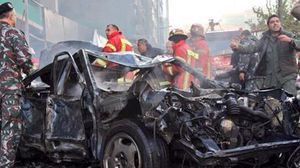سيارة محمد شطح بعد التفجير