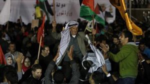 فلسطينيون يحتفلون بالإفراج عن أسراهم - ا ف ب - ارشيفية