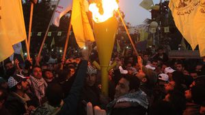 مؤيدو حركة فتح يضيئون شعلة "الثورة الفلسطينية" في غزة - الأناضول