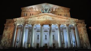 مبنى مسرح البولشوي في موسكو - ا ف ب
