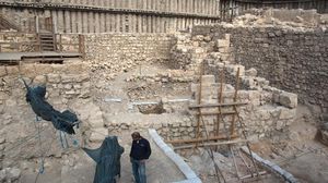 بناء من الحقبة الحشمونية تم اكتشافه في القدس - ا ف ب