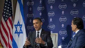 أوباما في مؤتمر إسرائيلي أمريكي- أرشيفية