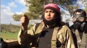 المحسيني  أصبح أحد أشهر الوجوه المقاتلة في سوريا - يوتيوب
