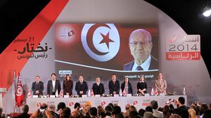 لحظة إعلان فوز السبسي بنتائج الانتخابات التونسية - الأناضول