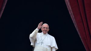 دعا البابا أيضا "إلى المصالحة في الأراضي المقدسة" - أ ف ب
