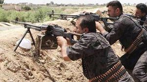 عناصر من وحدات الحماية الكردية في معارك مع الدولة الإسلامية - أ ف ب