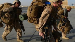 خبراء عسكريون يتبعون للتحالف الدولي في العراق في مهمات تدريبية - أ ف ب