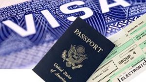 تأشيرة أمريكية فيزا جواز سفر أمريكي