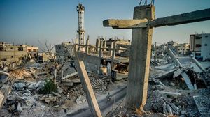 لم تنس مجلة "تايم" إضافة صورة تظهر حجم الدمار الذي خلفه الاحتلال الإسرائيلي بغزة 