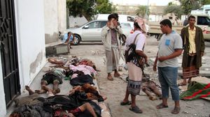 تفجير معسكر صولبان عدن اليمن ا ف ب