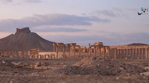 آثار تدمر بعد سيطرة تنظيم الدولة على المدينة مجددا - تويتر