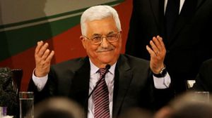 عباس خلال مؤتمر فتح السابع المنعقد منذ ثلاثة أيام في مدينة رام الله- أ ف ب 