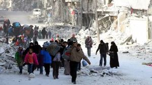 اشترطت روسيا خروج المقاتلين من حلب لإيقاف القصف