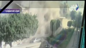 لحظة وقوع التفجير في الكاتدرائية القبطية بالعباسية في القاهرة - يوتيوب