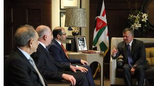 لقاء سابق جمع القادة الثلاثة السنة العراقيين بملك الأردن- بترا