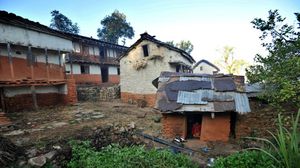 A "chhaupadi house" in Nepal -- the banishing of menstruating women was banned in 2005