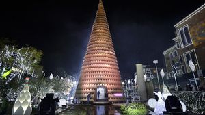 شجرة الميلاد في جبيل اللبنانية- أرشيفية