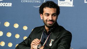اختير لاعب روما الإيطالي المصري محمد صلاح أفضل لاعب عربي- أرشيفية
