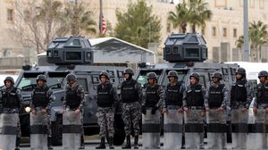 اعتقل الأمن الأردني عددا من المتظاهرين- جيتي