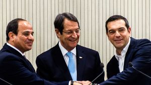 السيسي ورئيسا اليونان وقبرص