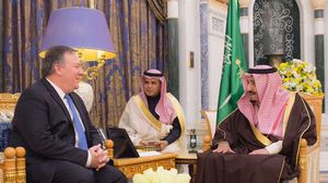 اللقاء عقد في مكتب الملك سلمان في قصر اليمامة بالعاصمة السعودية الرياض- واس
