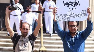 وثق المرصد العربي لحرية الإعلام اعتقال 35 صحفيا وإعلاميا- أرشيفية 