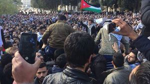 الأردن يشهد احتجاجات عدة ضد رفع الأسعار وفرض الضرائب الجديدة (أرشيفية)- تويتر