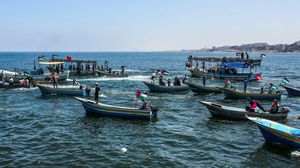 هيئة الحراك الوطني في غزة أكدت على سلمية الحراك البحري- جيتي