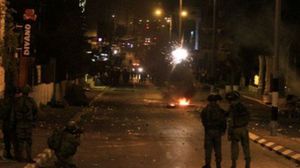 اندلعت مواجهات بين عشرات الشبان وقوات الاحتلال في بلدة سلواد- تويتر