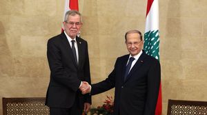 الرئيس اللبناني أدلى بتصريحه خلال استقبال نظيره النمساوي- الوكالة الوطنية للاعلام