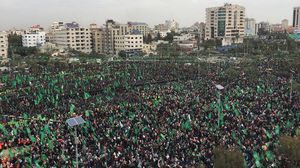 مشاركون في حفل انطلاقة حماس قبل أعوام- عربي21