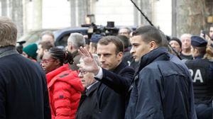 الرئيس الفرنسي اتهم المحتجين بأنهم "يريدون فقط إشاعة الفوضى"- جيتي
