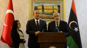 وزير الخارجية التركي مولود تشاووش أوغلو قام بزيارة إلى العاصمة الليبية طرابلس- جيتي