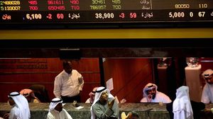 نزل مؤشر بورصة دبي 0.1 بالمئة بفعل هبوط إعمار العقارية 1.2 بالمئة وانخفاض سهم الإمارات دبي الوطني 0.7 بالمئة- جيتي 