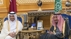 الملك سلمان ورئيس وزراء قطر