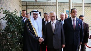 الغنوشي يبحث مع رئيس البرلمان العربي الأوضاع في فلسطين (أنترنت)