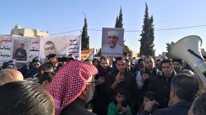 اعتصام سابق لأهالي المعتقلين الأردنيين في السعودية سابقا أمام وزارة الخارجية الأردنية- عربي21