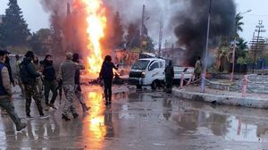 الجمعة قتل مدنيان وأصيب 5 آخرون جراء انفجار سيارة مفخخة في رأس العين- تويتر