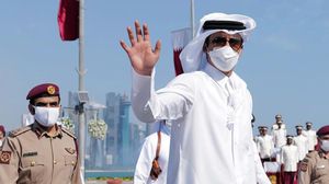 شارك أمير قطر في الاحتفالات التي أقيمت على كورنيش الدوحة- وكالة الأنباء القطرية