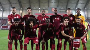 رفع العنابي رصيده إلى 16 نقطة في صدارة المجموعة- منتخب قطر / تويتر