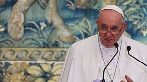 البابا فرنسيس قال إنه يجب أن يكون هناك مجال لضمان المساعدات الإنسانية- جيتي
