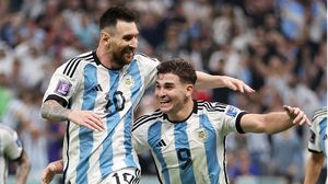 يواجه المنتخب الأرجنتيني في مباراة النهائي الفائز من مباراة المغرب وفرنسا - fifa / تويتر