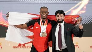أهدى الرباع "ليزمان" أول ميدالية ذهبية للبحرين بعد أن احتل المركز الأول- paltodaytv / تويتر