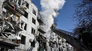 زعمت روسيا أنها قتلت 600 جنديا أوكرانيا في قصف- جيتي