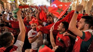 يواجه المنتخب المغربي في دور ثمن نهائي المونديال جاره الإسباني- afp / تويتر