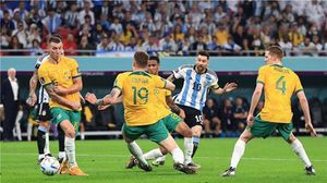 وفي مواجهة أستراليا يلعب ميسي المباراة رقم 23 له في كأس العالم- أ ف ب