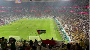 حضرت أعلام فلسطين بشكل كبير في مونديال قطر- تويتر