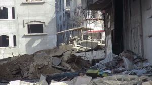 القذيفة أصابت الدبابة وتسببت في انفجار كبير- إعلام القسام