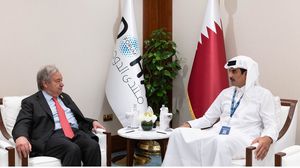 أمير قطر يلتقي غوتيريش على هامش منتدى الدوحة - إكس