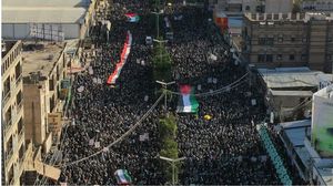 مسيرات حاشدة وغير مسبوقة في العاصمة اليمنية صنعاء دعما لغزة - إكس 